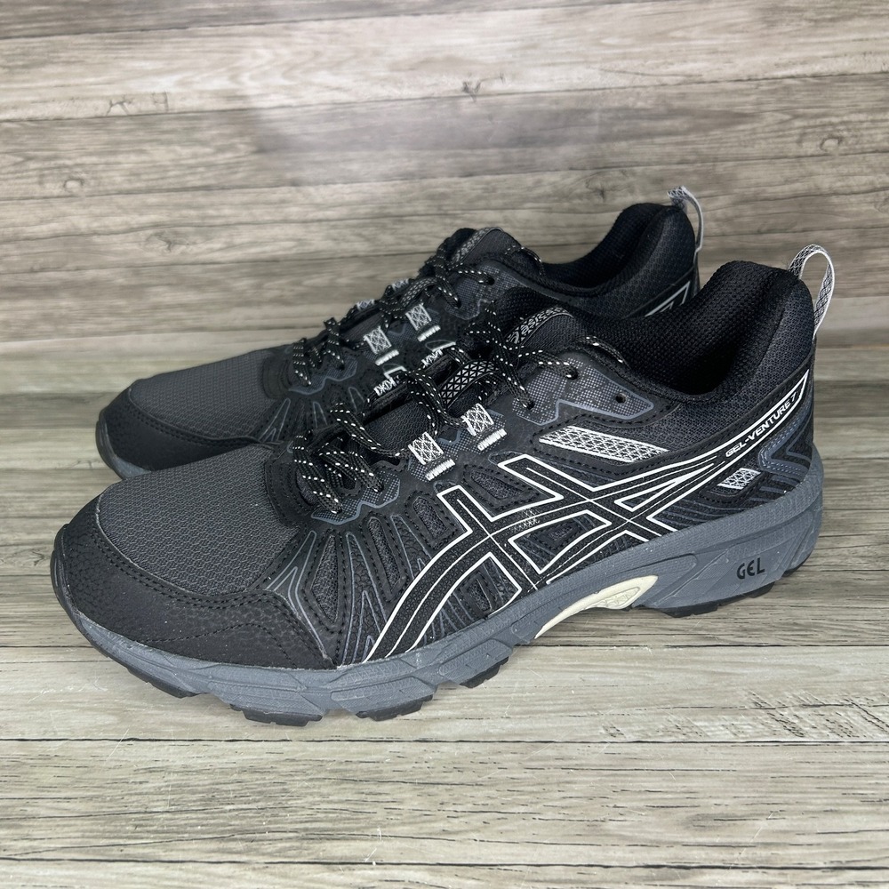 Asics Womens Gel Venture 7Black Athletic Running Shoes Size US 10.5